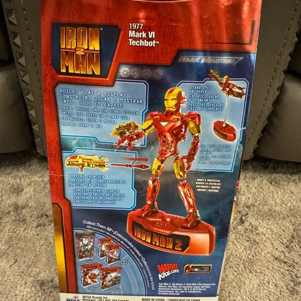 Mega Bloks Iton Man 2 1977 Mark VI Techbot